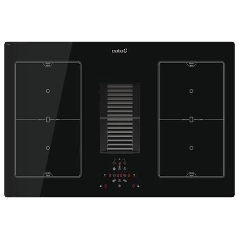 Cata – Vitrocerámica inducción flex 77 cm – Campana convencional de aspiración perimetral – Alta eficiencia energética – Diseño elegante (1/6)