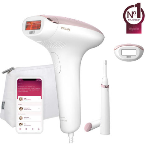 Depiladora Depiladora luz pulsada IPL PHILIPS BRI920/00 Rosa, Bla (1/4)