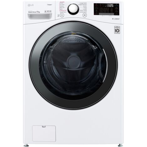 Lavadora LG F1P1CY2W de 17Kg Clase E y 1100Rpm   Blanco, Steam,