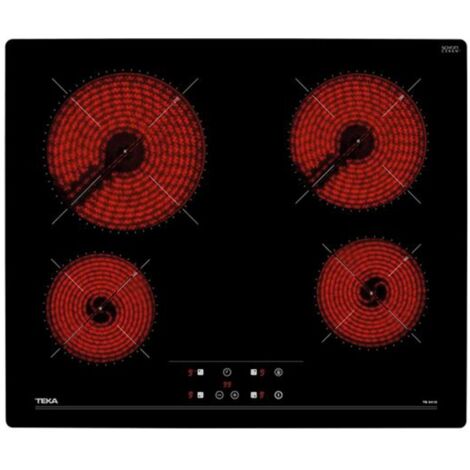 Teka TB PRO 6415 - Vitroceramica Independiente Radiantes 4 Zonas Coccion Ancho 60 Cm