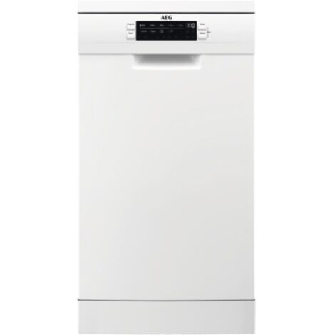 Lavavajillas 45cm 9,9L Clase E AEG FFB62427ZW 9 cubiertos 46dB Se