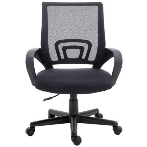 Equip 651003 Silla de oficina negra ergonómica regulable (1/4)