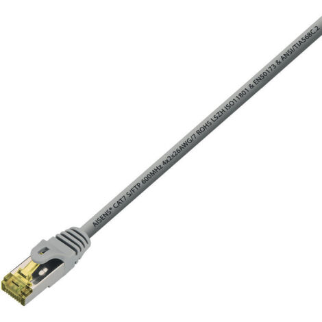 Câble Réseau Rigide UTP 6ème Catégorie Aisens A146-0338 Gris 10 m main image 0