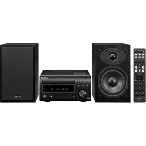 Equipo Hifi Con CD 60W DENON DM-41 BLACK Bluetooth No USB 2.0 2 a