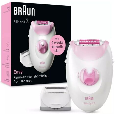 depiladora recargable impermeable - SE3-031 - braun -