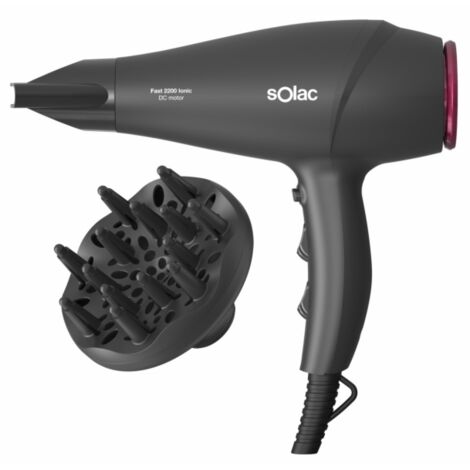 Secador de pelo 2200W Motor AC SOLAC SH7083 Fast 2200 Ionic 2 (1/3)