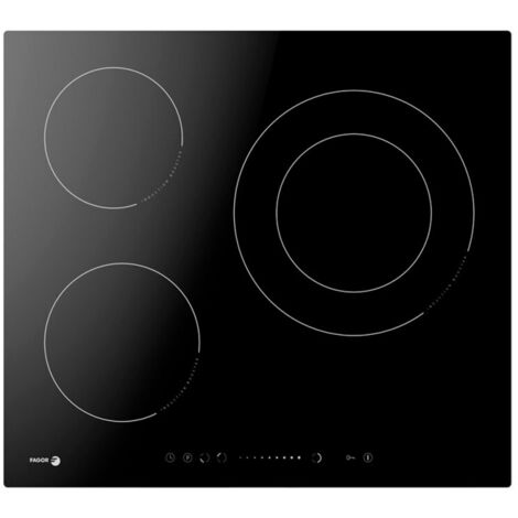 Placa de Inducción 59cm 3 Zonas Fuego 28cm FAGOR 3IF-305BC   Tem