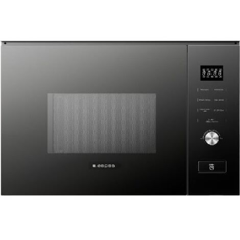 Microondas Integrable 800W 1000W 20L ASPES AMWI2800DGN   Negro