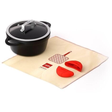 Olla 20cm 2,5L Cazuela VALIRA 4140/25 CAZ. ALTA 20 IND+TAPA+ASAS+