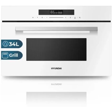 Horno Compacto microondas grill 59,5cm HYUNDAI HHMW3414DGW00   3