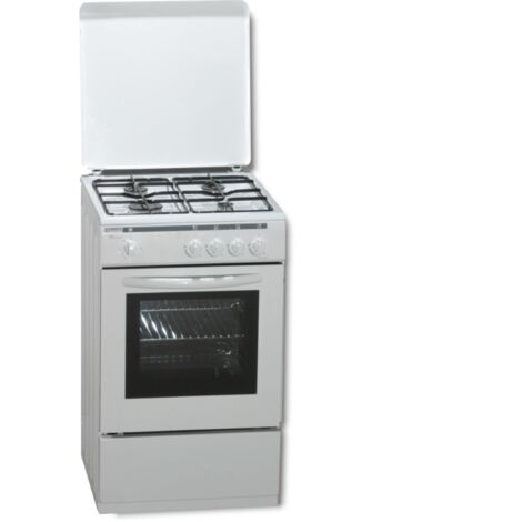 Rommer VCH-455 BUT - Cocina De Gas 4 Zonas Coccion Blanca Gas Butano