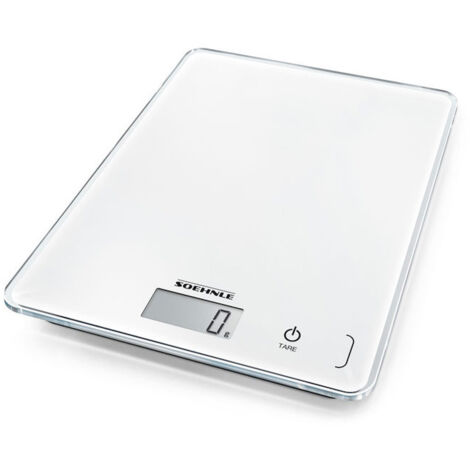 Báscula de cocina electrónica 5kg - 1g blanca - 0861501 - soehnle -