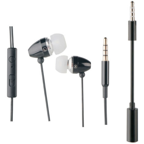 Auricular In-ear Inalámbrica MUVIT MUHPH0016 Deportivos No Negro (1/3)