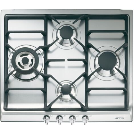 Placa de cocina smeg sr60ghs 4 quemadores encendido automático (1/2)