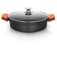 Olla Aluminio 28cm 4,2L Cacerola ORBEGOZO CDB 1028 Tapa inclui