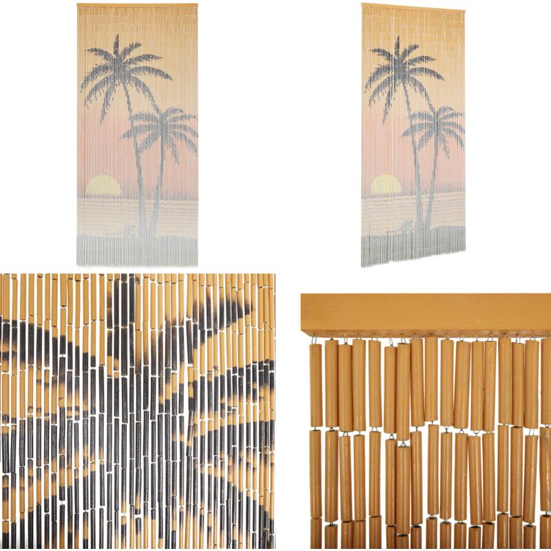 Insektenschutz Trvorhang Bambus 90 x 200 cm - Bambus Vorhang -  Insektenschutz - Trvorhang - Fliegengitter - Balkon - Home & Living