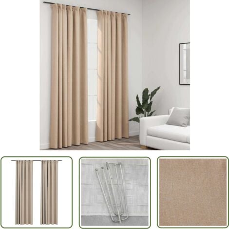 Thermo-Fenster-Isolier-Set 120x150cm - Schalldichte Zugluftstopper Beige