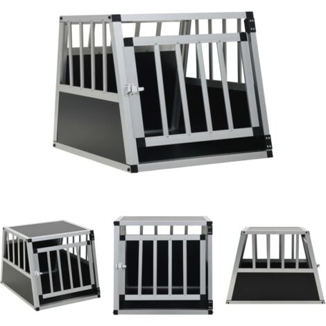 The Living Store Hundetransportbox mit Einzeltür 54 x 69 x 50 cm -  Hundehütten