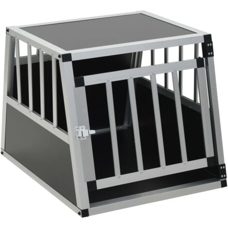 The Living Store Hundetransportbox mit Einzeltür 54 x 69 x 50 cm -  Hundehütten