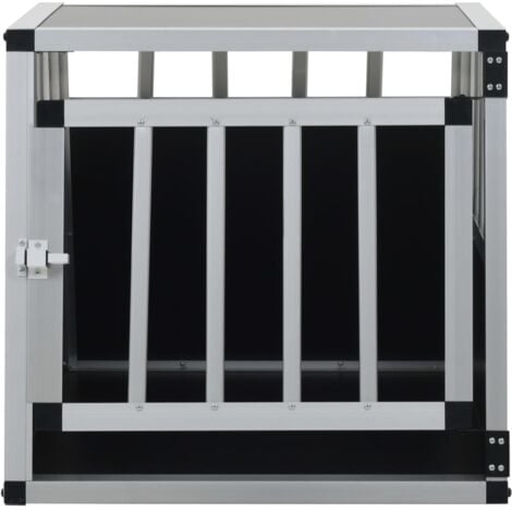 The Living Store Hundetransportbox mit Einzeltür 54 x 69 x 50 cm -  Hundehütten
