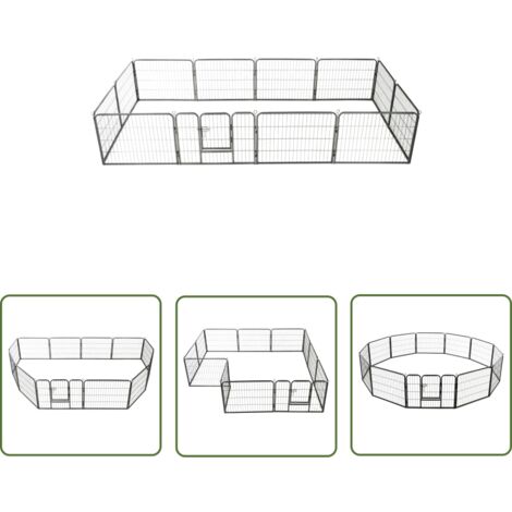 Tragbares Haustier-Laufgitter Faltbar – 73,7 X 73,7 X 43,2 Cm, Für Hunde & Katzen, Innen/Außen, Mit Netz