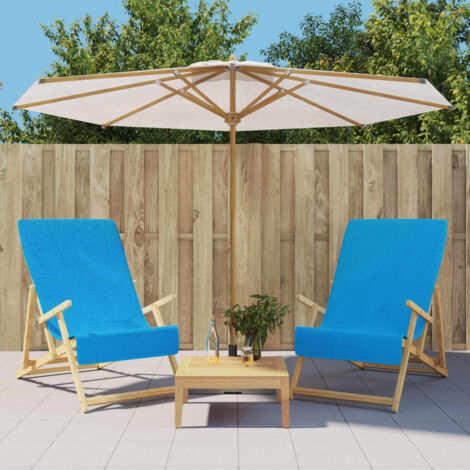 Asciugamani da Spiaggia 4 pz Turchese 60x135 cm Tessuto 400 GSM