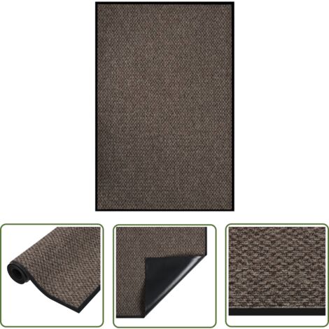 The Living Store Fußmatte Beige 80x120 cm - Teppich - Fußmatte - Schlingenteppich - Rutschfest - Beige