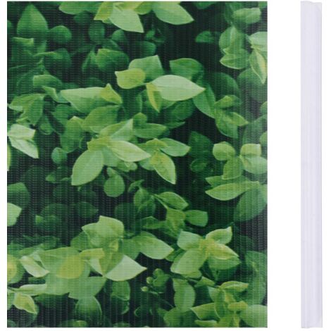 The Living Store GartenSichtschutz PVC 35x0,19 m Grün