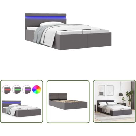 AXLIVING Stauraumbett 120x200cm - Boxspringbett Mit Bettkasten