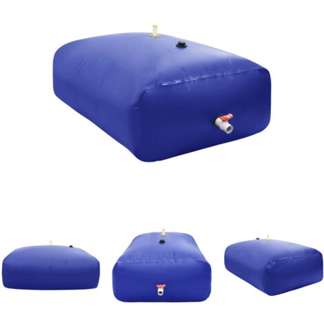Wassertank The Living Store Wassertank mit Wasserhahn Faltbar 3000 L PVC ...