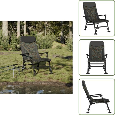 Angelstuhl Karpfenstuhl Campingstuhl Mit Armlehnen Und