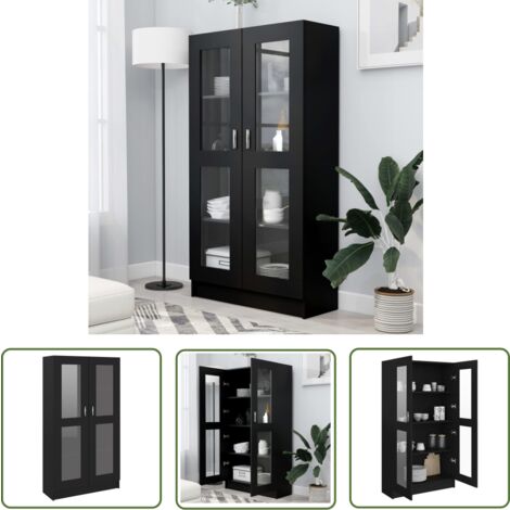 Vitrine Antik Schrank Bücherschrank Aktenschrank M Produktbild-Vorschau 4