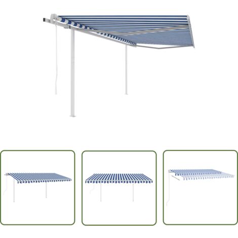 Elektrische Markise 4x3m - Gelenkarmmarkise Mit Fernbedienung Für Terrasse
