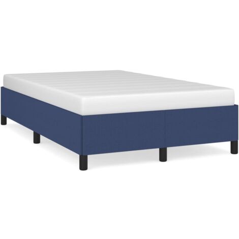 Bettgestell ohne Matratze Blau 120x190 cm Stoff main image 1