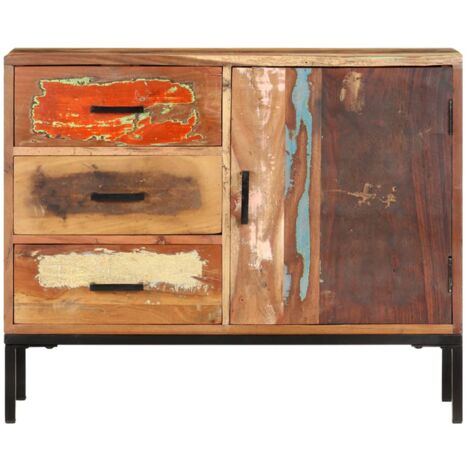 Sideboard FLORIN Altholz 88,5 x 30,5 x 73 cm Holzwerkstoff