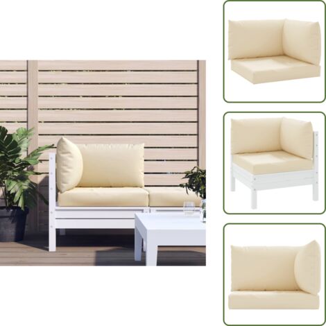 VidaXL Palettenkissen 3-tlg. - Sitz- & Rückenkissen Für Gartenmöbel