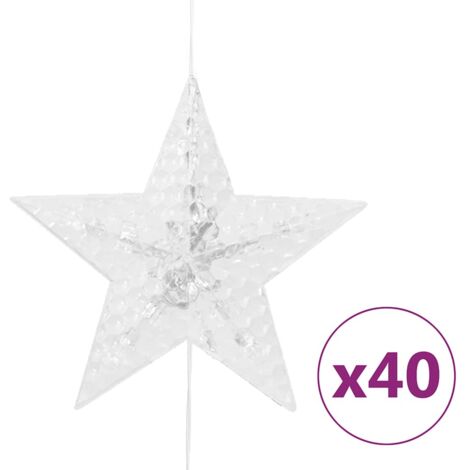 Drawelry Weihnachts-Lichterkette – 3m Mit Bunten LED-Sternen & Kugeln, USB/Batterie