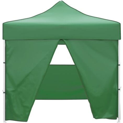 VidaXL Faltzelt 3x3m Blau - Gartenzelt Mit 4 Wänden Für Party Und Events