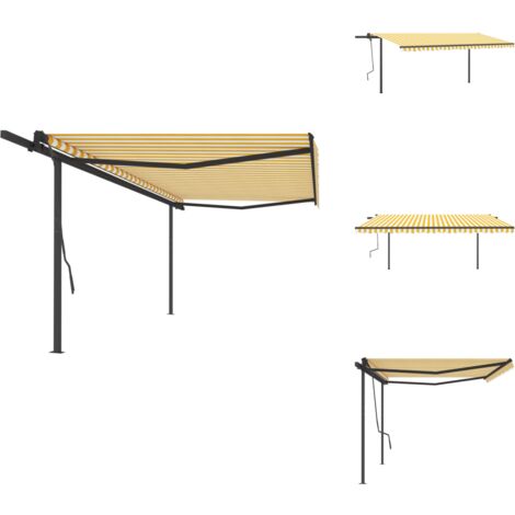 VEVOR Gelenkarmmarkise 240x300cm – Manuell Ausziehbar, Wasserdicht, UV-Schutz 80+, Für Terrasse & Garten