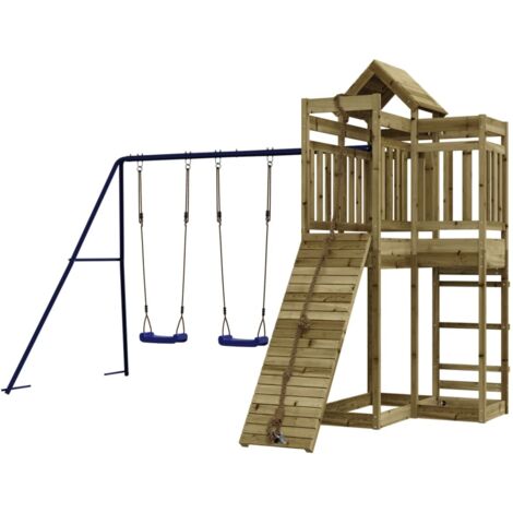 Spielturm Imprägniertes Kiefernholz Holzspielgeräte Spielturm
