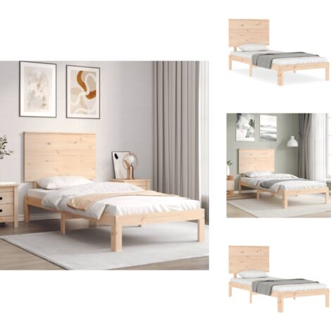 Massivholzbett THEO 100x200cm Natur Lackiert Produktbild-Vorschau 14