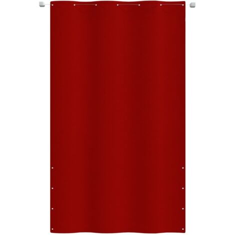BalkonSichtschutz Rot 140x240 cm OxfordGewebe Balkon Sichtschutz