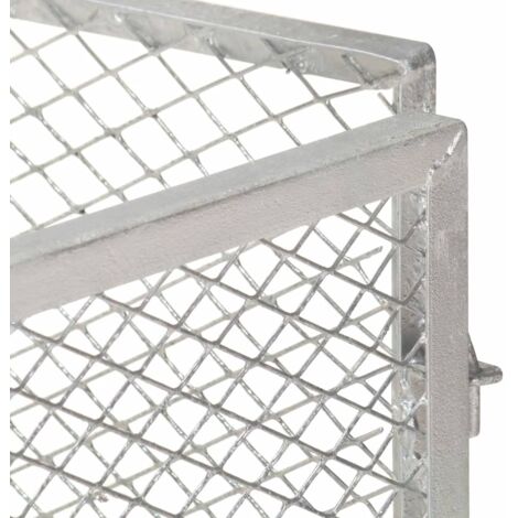 Metall Komposter Gartenkomposter 100 X 100 X 90 Cm Für 900 Liter Kompost Bioabfall Biokomposter