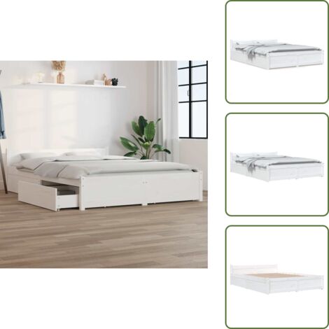 Bett 120x200 Wei Mit Schubladen