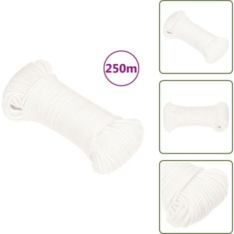 Bootsseil Weiß 3 mm 250 m Polypropylen - Bootsseil - Schiffsseil