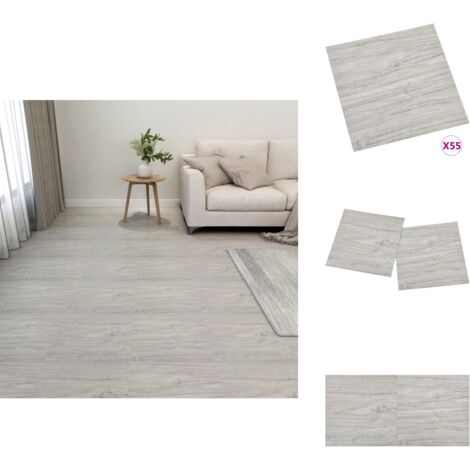 MadeInNature PVC Bodenfliesen 2,2m² - Selbstklebende Bodenbeläge In Kola Farbe