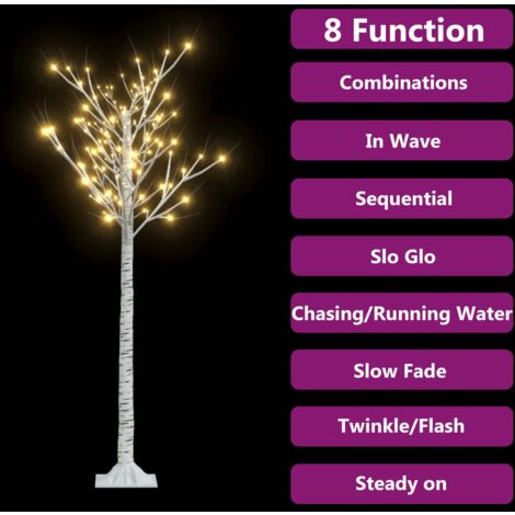 Weihnachtsbaum 140 LEDs 1,5 m Warmweiß Indoor Outdoor - LED Weihnachtsbaum - Weihnachtsschmuck - Christbaum - Wohnzimmerdeko - Winterdekoration