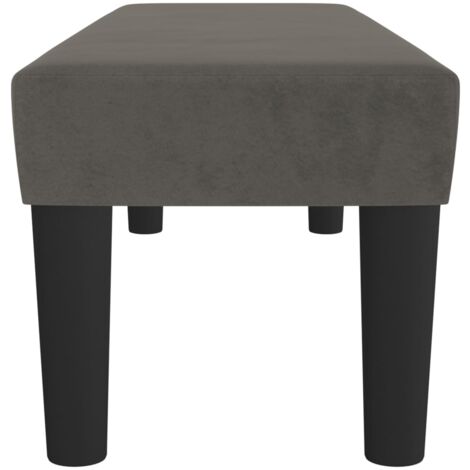 vidaXL Sitzbank Grau 110x36x45 cm Samt vidaXL Sitzbank Grau 110x36x45 cm Samt