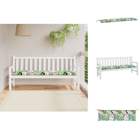 GartenbankAuflage Mehrfarbig 180x50x7 cm OxfordGewebe