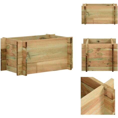 Pflanzkübel Hochbeet Kiefernholz Imprägniert 40 cm Pflanzkübel